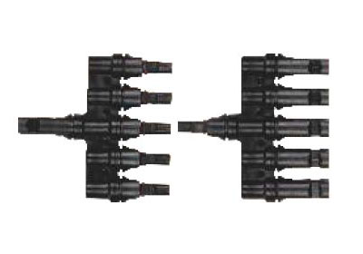 How do you properly strip and crimp solar panel cable connectors?